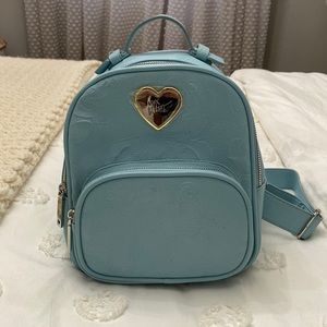 Light Blue Betsey Johnson Mini Backpack